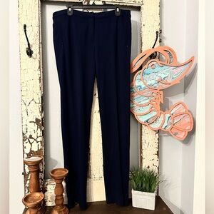 Carlisle Blue Straight Leg Pants Timeless Design